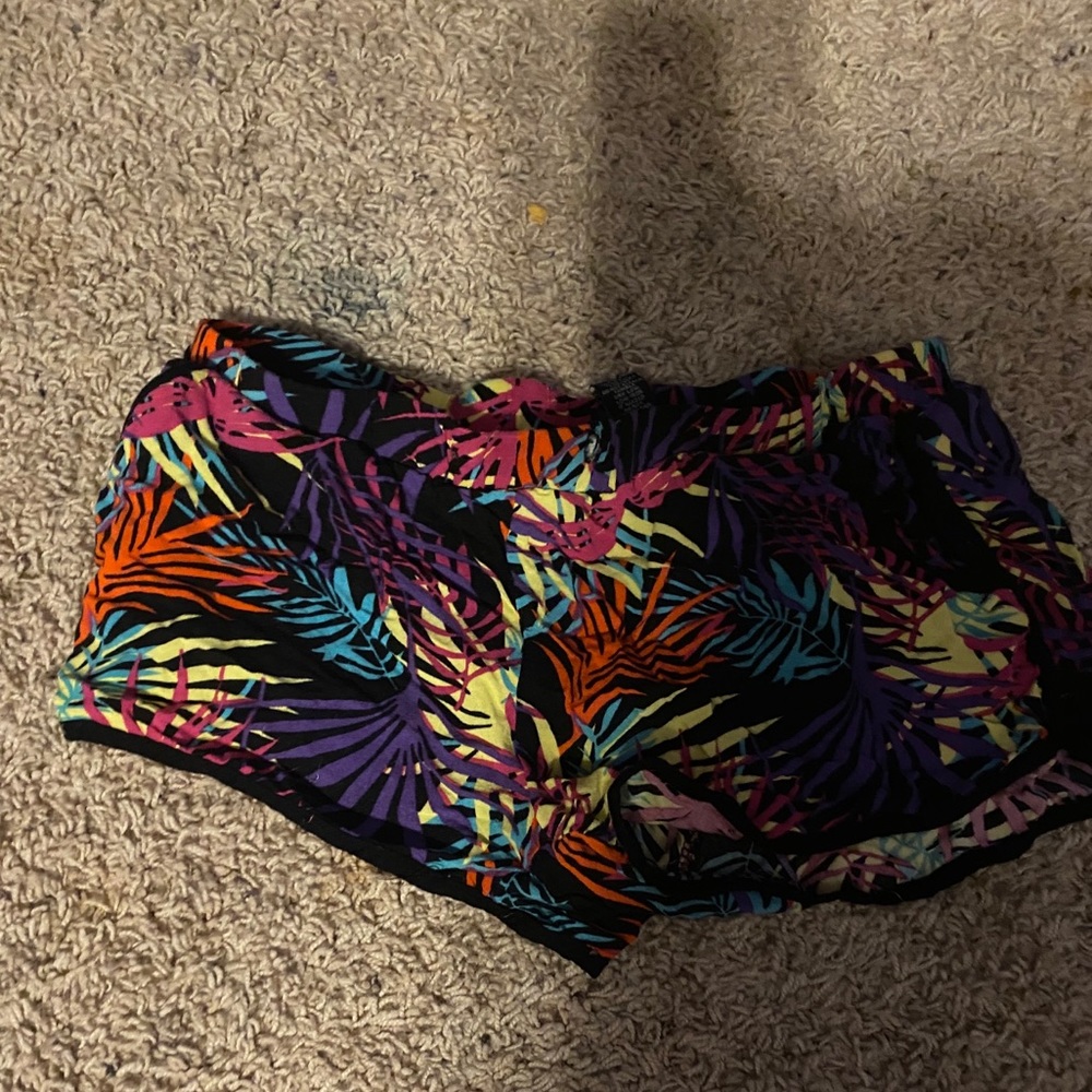 Flower print hawaiian pajama shorts!